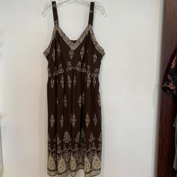 Lane Bryant Dresses & Skirts - Lane Bryant Sleeveless Empire Floral Midi Dress 24